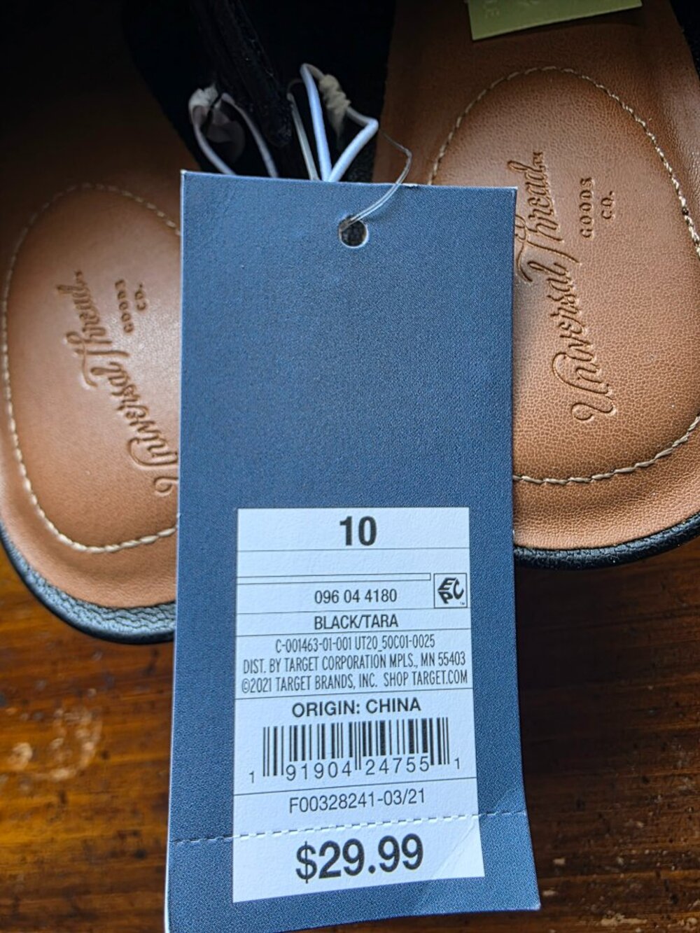 Black Slide On Mules - Picture 4 of 5